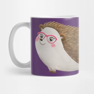 Hedgie Hedgehog with Glasses (no background version) Mug